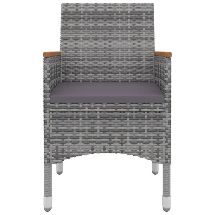 Set mobilier de grădină cu perne 5 piese poliratan & sticlă WALTI