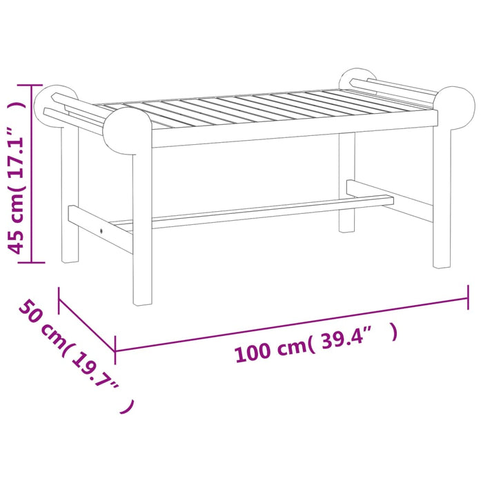 Set mobilier de grădină, 4 piese, lemn masiv de tec - WALTI WALTI