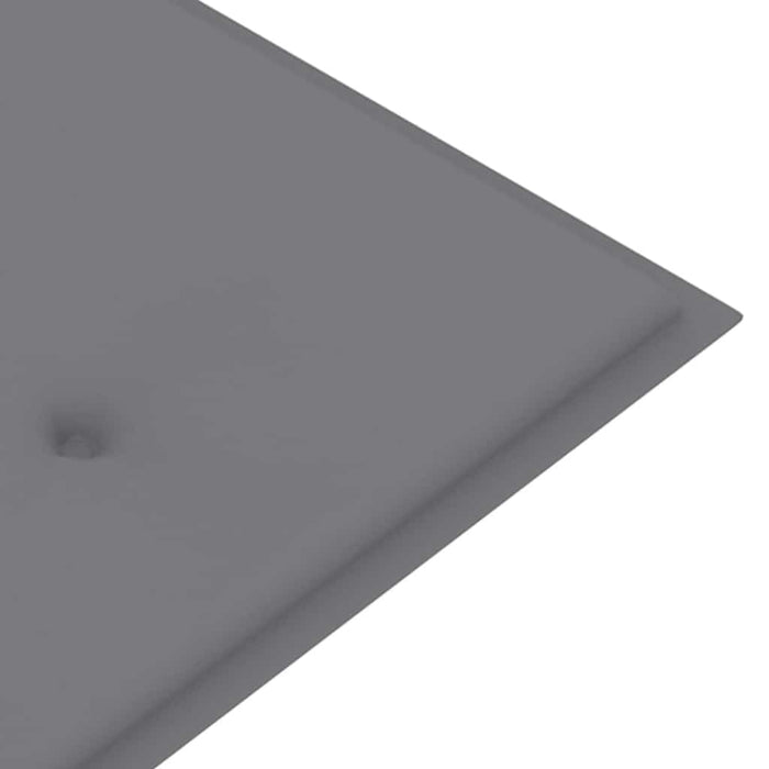 Bancă Batavia cu pernă gri, 150 cm, lemn masiv de tec - WALTI WALTI