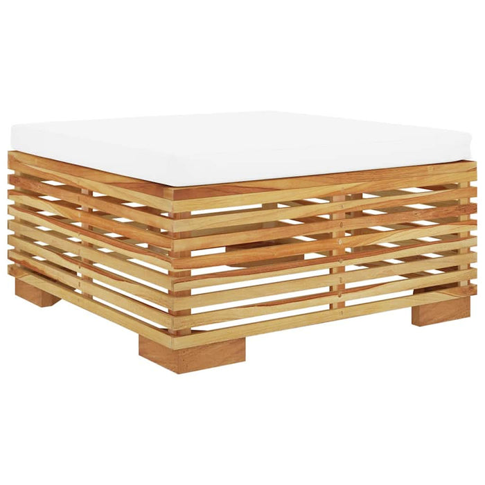 Set mobilier grădină cu perne, 6 piese, lemn masiv de tec WALTI