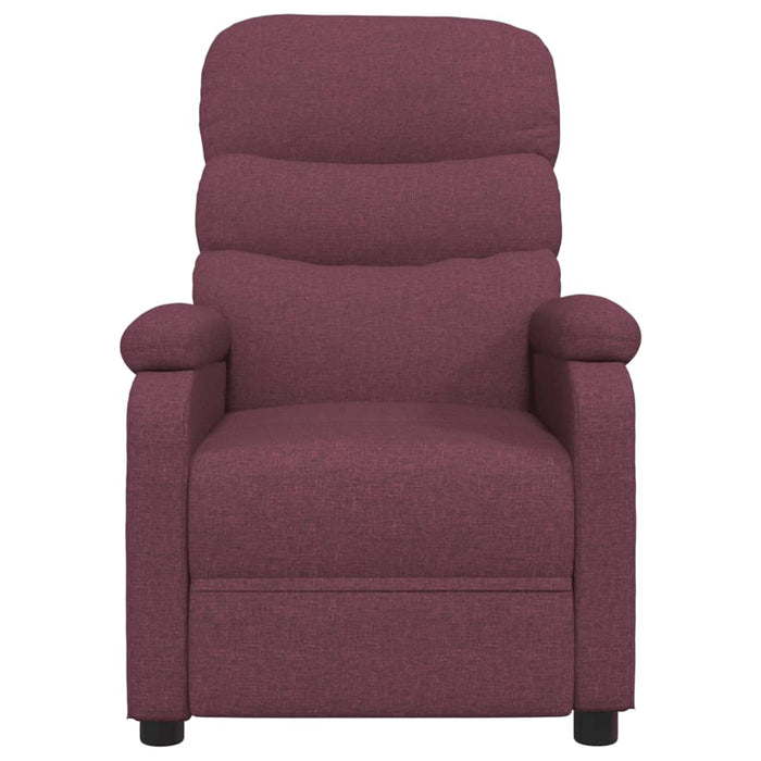 Fotoliu rabatabil, violet, material textil WALTI