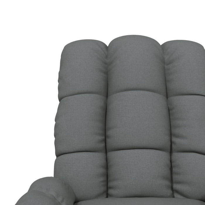 Fotoliu de masaj, gri închis, material textil - WALTI WALTI
