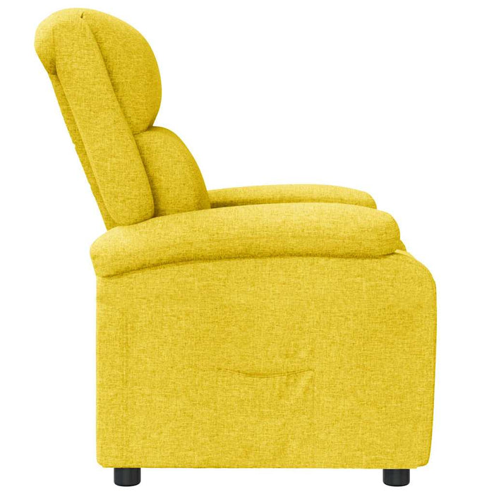 Fotoliu rabatabil, galben, material textil - WALTI WALTI