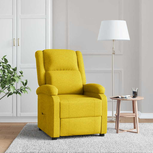 Fotoliu rabatabil, galben, material textil - WALTI WALTI