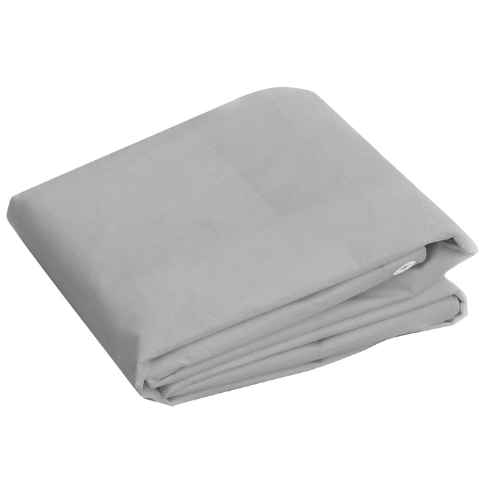 Prelată 260 g/m², gri, 3x3 m, HDPE - WALTI WALTI