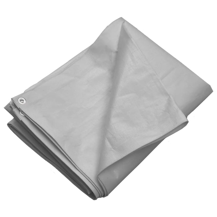 Prelată 260 g/m², gri, 4x6 m, HDPE - WALTI WALTI