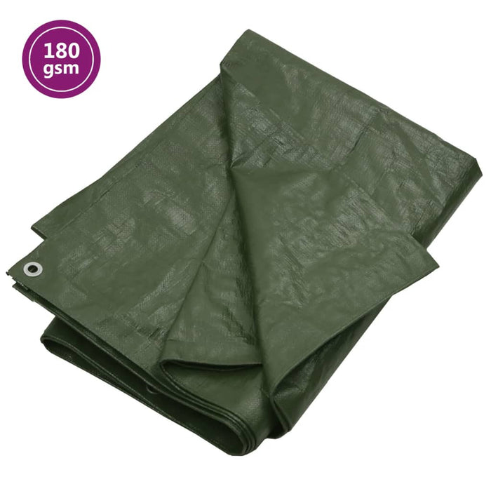 Prelată 180 g/m², verde, 3x4 m, HDPE - WALTI WALTI