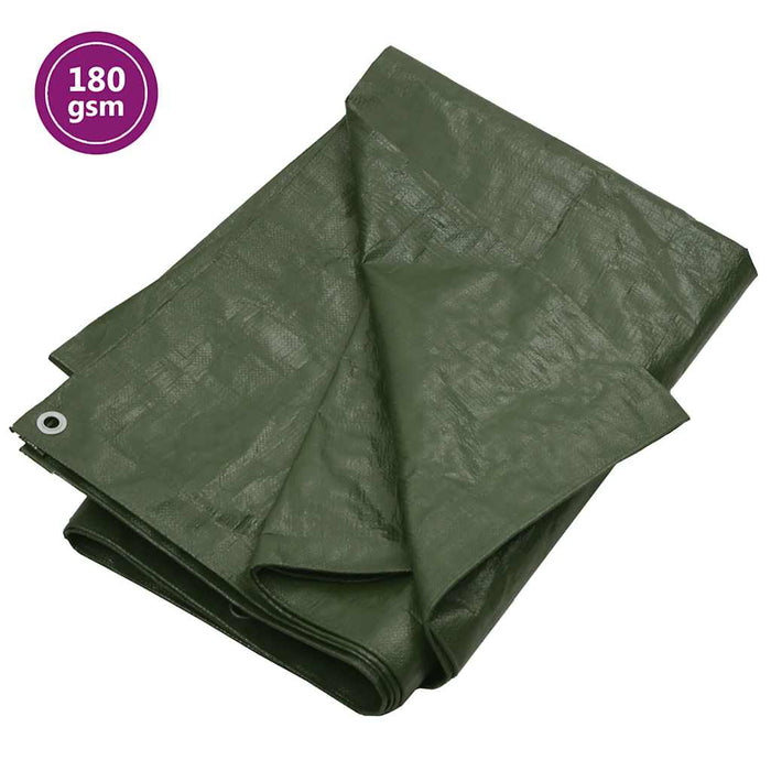 Prelată 180 g/m², verde, 8x8 m, HDPE - WALTI WALTI