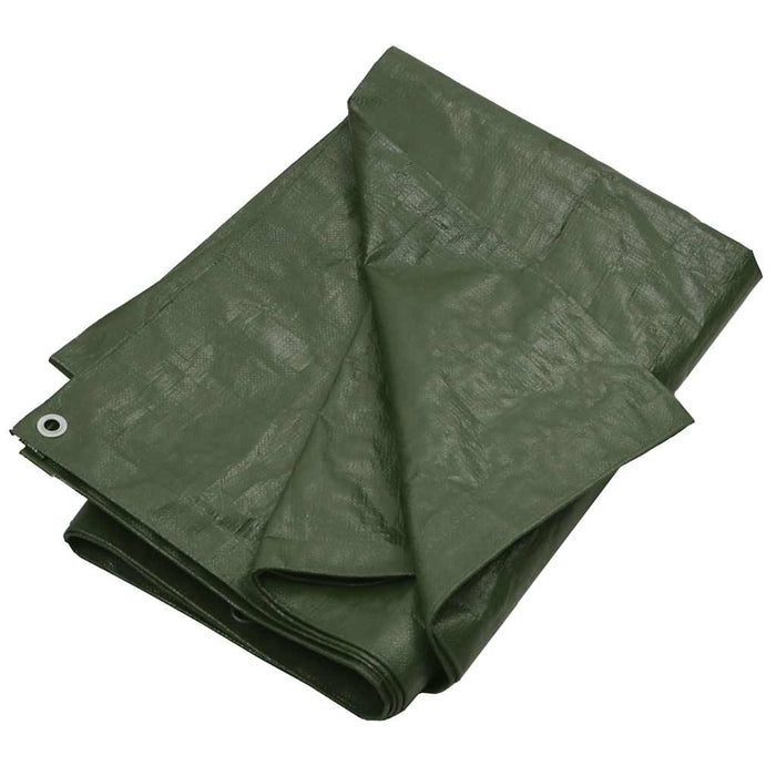 Prelată 180 g/m², verde, 8x8 m, HDPE - WALTI WALTI