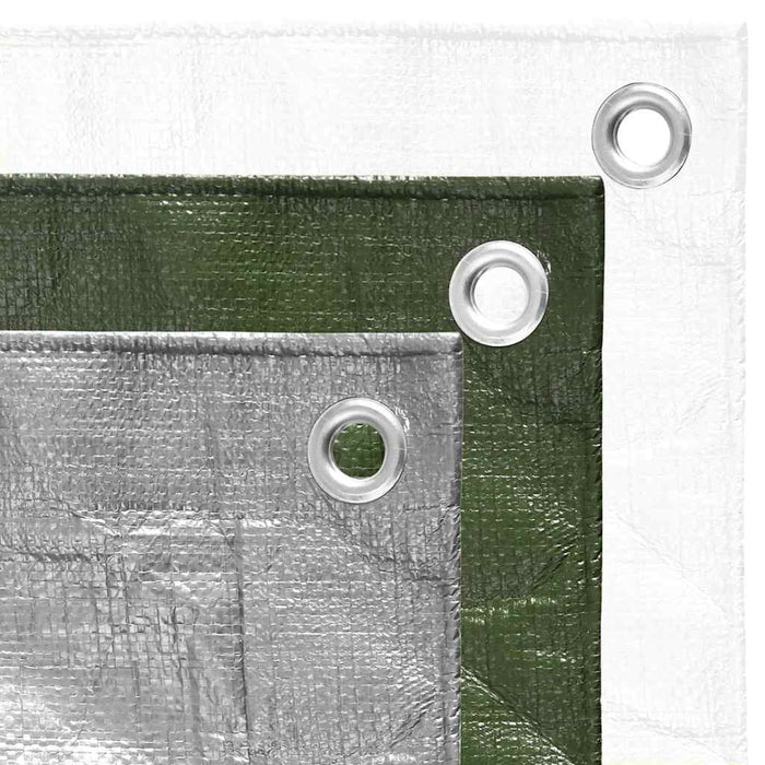 Prelată 180 g/m², verde, 8x8 m, HDPE - WALTI WALTI