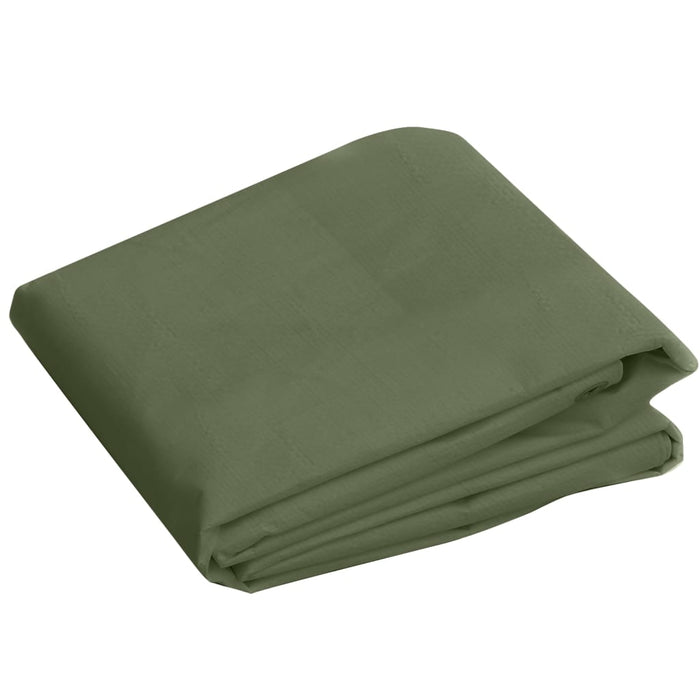 Prelată 260 g/m², verde, 4x5 m, HDPE - WALTI WALTI