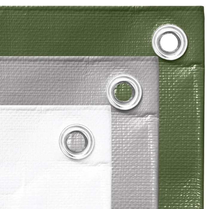 Prelată 260 g/m², verde, 6x6 m, HDPE - WALTI WALTI