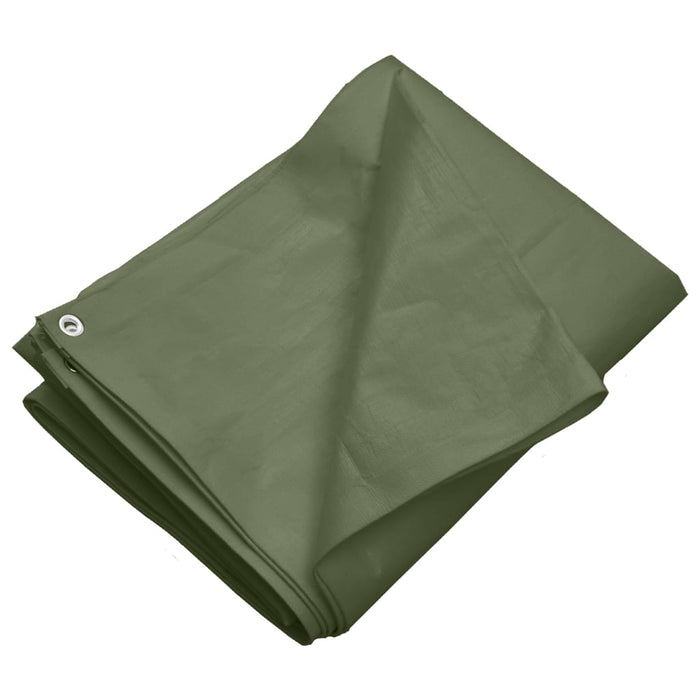 Prelată 260 g/m², verde, 6x10 m, HDPE - WALTI WALTI