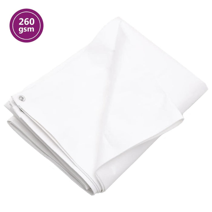Prelată 260 g/m², alb, 3x3 m, HDPE - WALTI WALTI