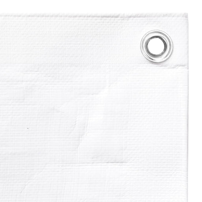 Prelată 260 g/m², alb, 8x10 m, HDPE - WALTI WALTI