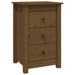 Noptiere, 2 buc, maro miere, 40x35x61,5 cm, lemn masiv de pin - WALTI WALTI