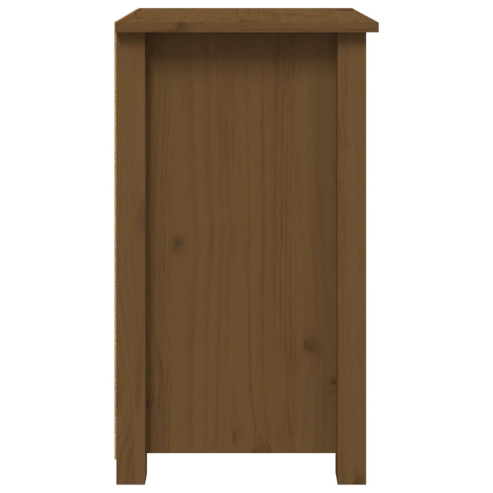 Noptiere, 2 buc, maro miere, 40x35x61,5 cm, lemn masiv de pin - WALTI WALTI