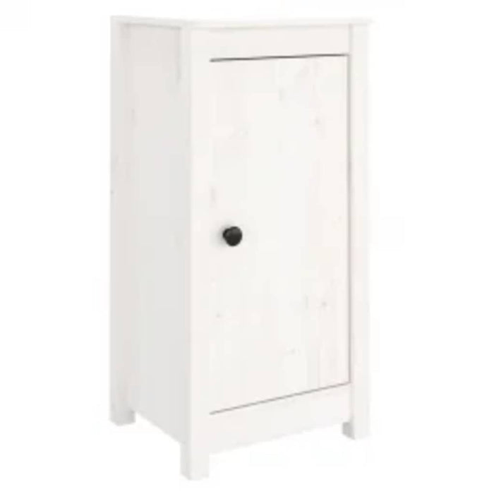 Servante, 2 buc., alb, 39x35x80 cm, lemn masiv de pin - WALTI WALTI