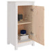 Servante, 2 buc., alb, 39x35x80 cm, lemn masiv de pin - WALTI WALTI