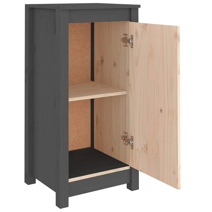 Servante, 2 buc., gri, 39x35x80 cm, lemn masiv de pin - WALTI WALTI