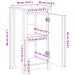 Servante, 2 buc., gri, 39x35x80 cm, lemn masiv de pin - WALTI WALTI