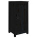 Servante, 2 buc., negru, 39x35x80 cm, lemn masiv de pin - WALTI WALTI