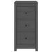Servante, 2 buc., gri, 40x35x80 cm, lemn masiv de pin - WALTI WALTI
