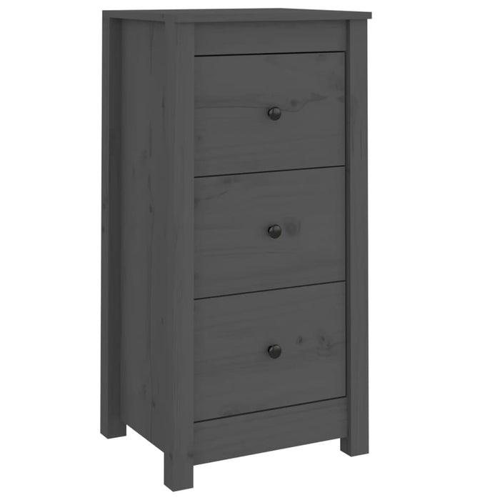 Servante, 2 buc., gri, 40x35x80 cm, lemn masiv de pin - WALTI WALTI