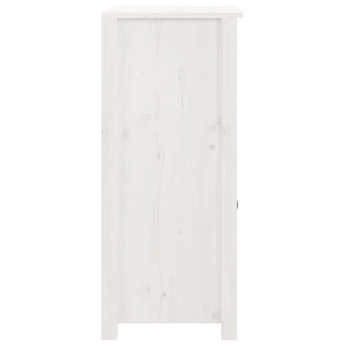 Servante, 2 buc., alb, 40x35x80 cm, lemn masiv de pin - WALTI WALTI