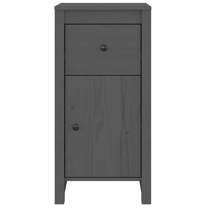Servante, 2 buc., gri, 40x35x80 cm, lemn masiv de pin - WALTI WALTI