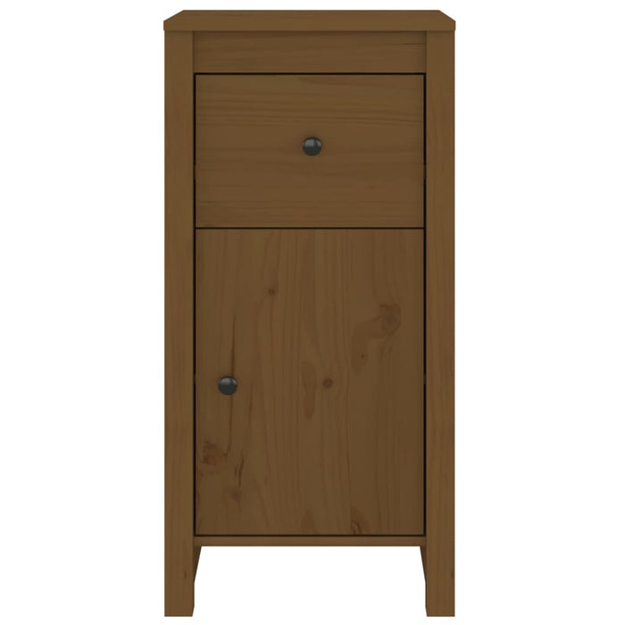 Servante, 2 buc., maro miere, 40x35x80 cm, lemn masiv de pin - WALTI WALTI