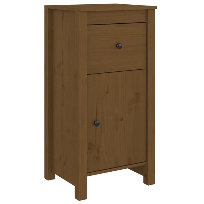 Servante, 2 buc., maro miere, 40x35x80 cm, lemn masiv de pin - WALTI WALTI