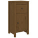 Servante, 2 buc., maro miere, 40x35x80 cm, lemn masiv de pin - WALTI WALTI