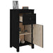 Servante, 2 buc., negru, 40x35x80 cm, lemn masiv de pin - WALTI WALTI