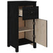 Servante, 2 buc., negru, 40x35x80 cm, lemn masiv de pin - WALTI WALTI