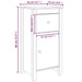 Servante, 2 buc., negru, 40x35x80 cm, lemn masiv de pin - WALTI WALTI