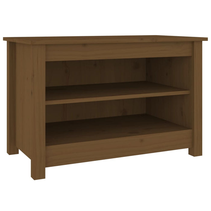Bancă pentru pantofi, maro miere, 70x38x45,5 cm, lemn masiv pin - WALTI WALTI