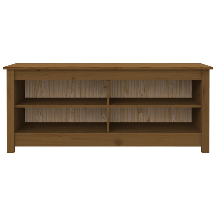 Bancă pentru pantofi, maro miere, 110x38x45,5 cm lemn masiv pin - WALTI WALTI