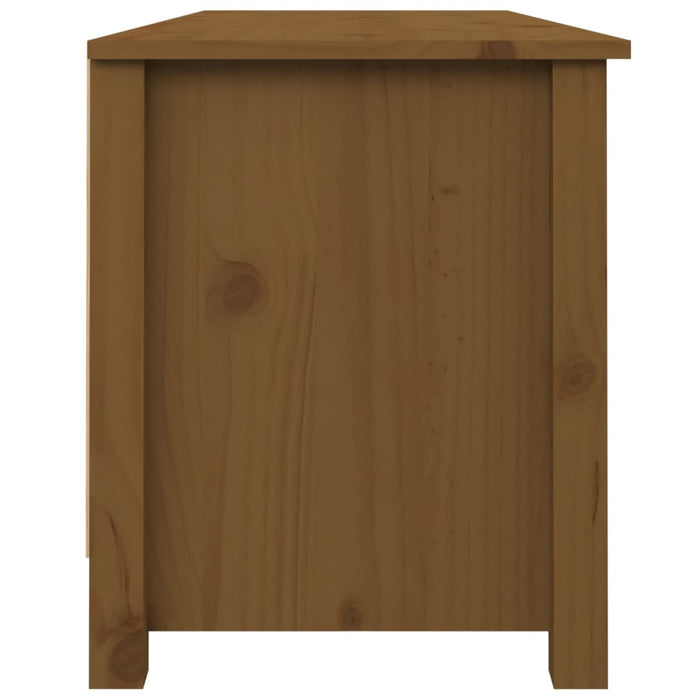 Bancă pentru pantofi, maro miere, 110x38x45,5 cm lemn masiv pin - WALTI WALTI