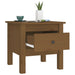 Mese laterale 2 buc. maro miere 40x40x39 cm lemn masiv de pin - WALTI WALTI
