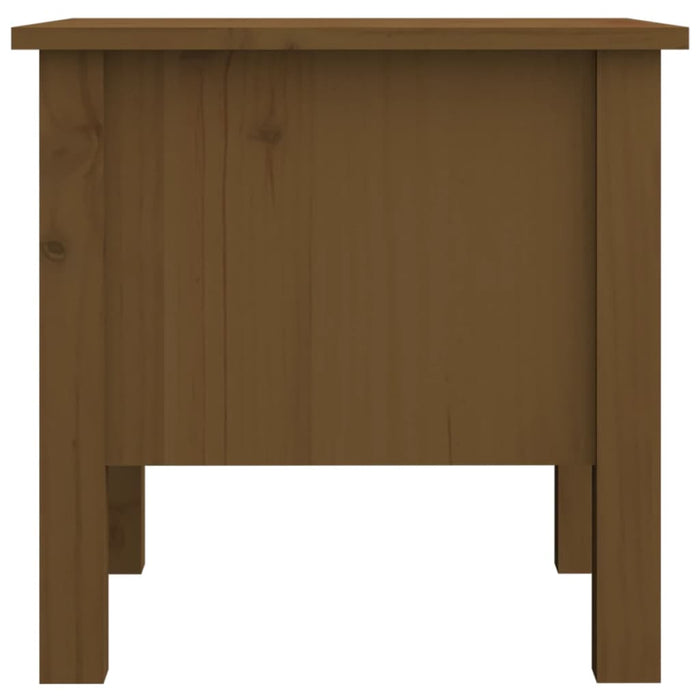 Mese laterale 2 buc. maro miere 40x40x39 cm lemn masiv de pin - WALTI WALTI
