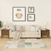 Mese laterale 2 buc. maro miere 40x40x39 cm lemn masiv de pin - WALTI WALTI