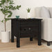 Mese laterale, 2 buc., negru, 40x40x39 cm, lemn masiv de pin - WALTI WALTI