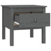 Mese laterale, 2 buc., gri, 50x50x49 cm, lemn masiv de pin - WALTI WALTI