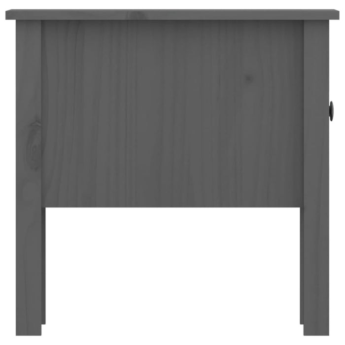 Mese laterale, 2 buc., gri, 50x50x49 cm, lemn masiv de pin - WALTI WALTI
