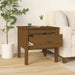 Mese laterale 2 buc. maro miere 50x50x49 cm lemn masiv de pin - WALTI WALTI