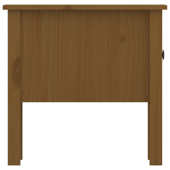 Mese laterale 2 buc. maro miere 50x50x49 cm lemn masiv de pin - WALTI WALTI
