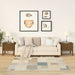 Mese laterale 2 buc. maro miere 50x50x49 cm lemn masiv de pin - WALTI WALTI