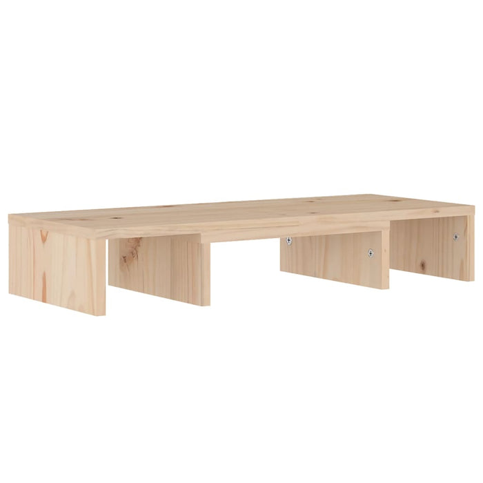 Stand pentru monitor, 60x24x10,5 cm, lemn masiv de pin WALTI