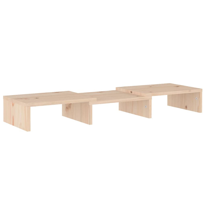 Stand pentru monitor, 60x24x10,5 cm, lemn masiv de pin WALTI